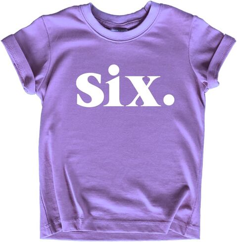 6th Birthday Shirt Girl Birthday Toddler Outfit 6 Year Old Girls six Happy Bday Sixth Gift in Kuwait