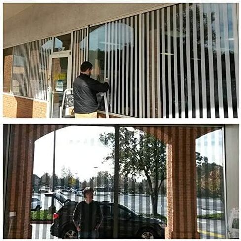 COLLIDESCAPE White Bird Tape for Windows (3" x 40' - Covers 2 to 3 Windows) | Window Decals for Bird Strike Prevention | White in Saudi Arabia