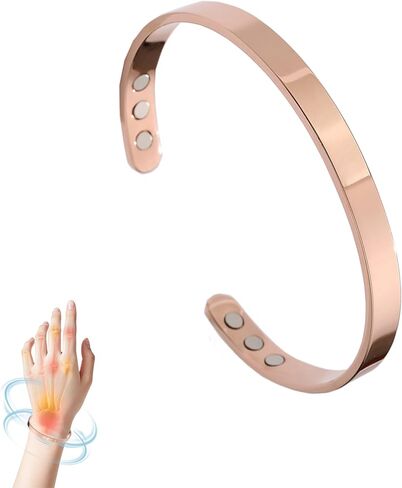 Vayro Menopause Bracelet, Menopause Stainless Steel Cuff Bangle Bracelet Relief Pain Relieve Stress Adjustable Emotional Support Energy Balance Open Bracelets for Women Men in Saudi Arabia