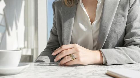 Twist Radiance, Wideband Statement Rings for Women, Elegant Gold Jewelry Accessories, Perfect for Party & Date Night, Hypoallergenic & Durable in Kuwait