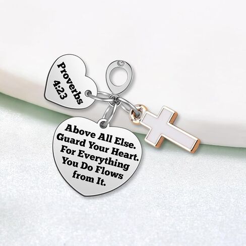 Inspirational Christian Gifts Charms for Bracelets Necklace Inspirational Religious Gifts for Women Men Bible Verse Gift in Kuwait