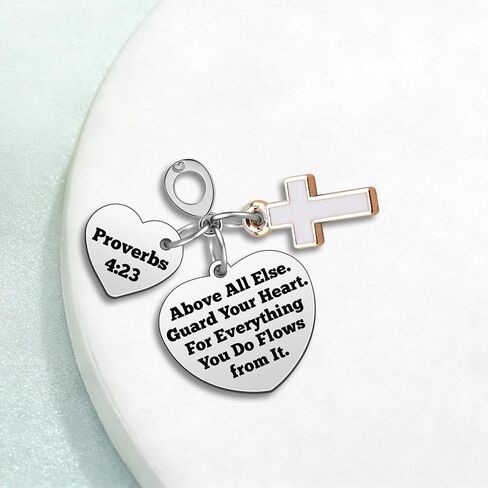 Inspirational Christian Gifts Charms for Bracelets Necklace Inspirational Religious Gifts for Women Men Bible Verse Gift in Kuwait