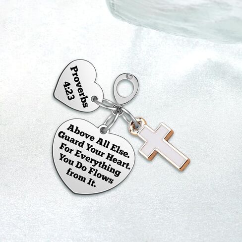Inspirational Christian Gifts Charms for Bracelets Necklace Inspirational Religious Gifts for Women Men Bible Verse Gift in Kuwait