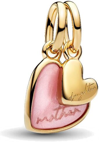 S925 Sterling Silver Charms, Tulip Family Tree Heart Love Charm Fit Women Bracelet & Necklaces DIY Jewelry Gifts Mother's Day in Saudi Arabia