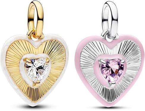 S925 Sterling Silver Charms, Tulip Family Tree Heart Love Charm Fit Women Bracelet & Necklaces DIY Jewelry Gifts Mother's Day in Saudi Arabia