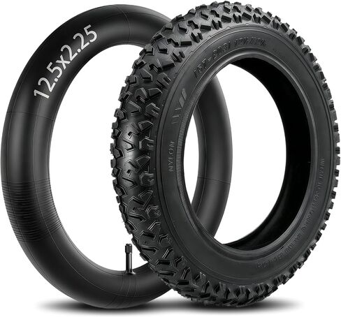 (57-103)12 1/2x2 1/4 Tire & Inner Tube Set, Off Road, Fit for 12.5x2.25 Original Tire, Fit for Razor Pocket Electric Scooters Mod, Currie, Schwinn, GT, IZIP, eZip in Kuwait