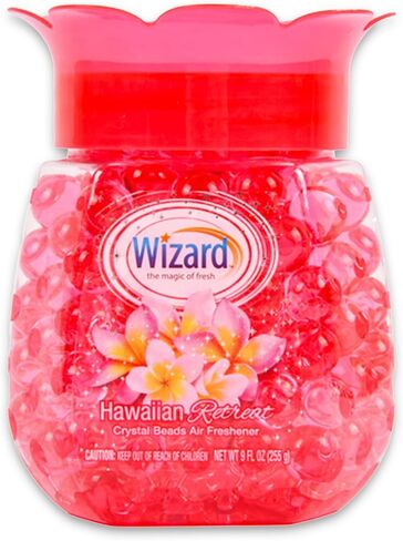 Hawaiian Retreat Air Freshener Bulk Set - 6 Pack Floral Scented Air Freshener Beads in 9 Oz Jar for Home, Bathroom, Office, Plus More | Hawaiian Retreat Odor Eliminator in Saudi Arabia