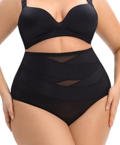 Women Tummy Control Shapewear Panties, High Waisted Body Shapewear Brief Boxers Pantie Girdle Wedding Daily in Kuwait