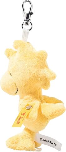 Steiff Handcrafted Since 1880 Premium Plush Officially Licensed Peanuts Gang - Snoopy & Friends Pendant Charm Keychain - 4.3" Woodstock in Saudi Arabia