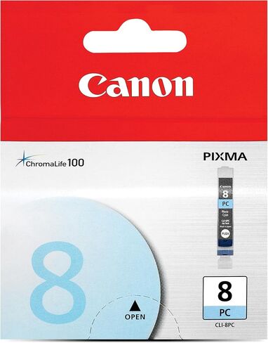 Canon CLI-8 PHOTO CYAN Compatible to iP6600D,iP6700D,MP950,MP970/MP960,PRO9000,PRO9500MKII Printers in Kuwait