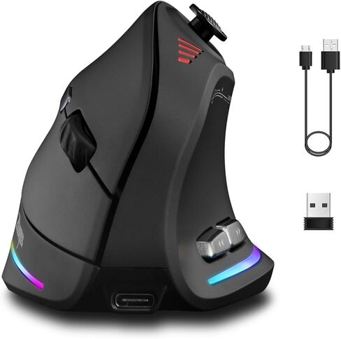 Vertical Gaming Mouse Vertical Ergonomic Mouse with Adjustable DPI for Gamer/PC/Laptop/Desktop (Wired) in Kuwait
