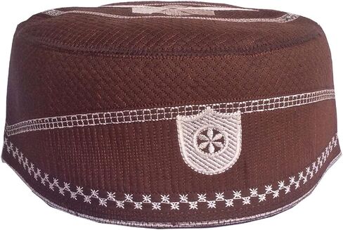 Kufi Men's Unisex Muslim Men Prayer Cap Ramadaan Caps Eid Kufis Handmade Namaz Hat Beanie in Saudi Arabia
