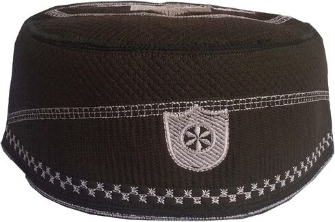 Kufi Men's Unisex Muslim Men Prayer Cap Ramadaan Caps Eid Kufis Handmade Namaz Hat Beanie in Saudi Arabia
