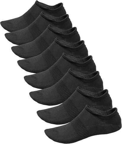 No Show Socks Women's & Men's, Thin Lightweight Liner Socks Premium Combed Cotton 8 Pairs Low Cut for Sneakers & Casual Shoes in Saudi Arabia