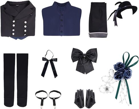 Anime Game Kuroshitsuji Cosplay Costumes Ciel Phantomhive Cosplay Costume Uniforms New in Saudi Arabia