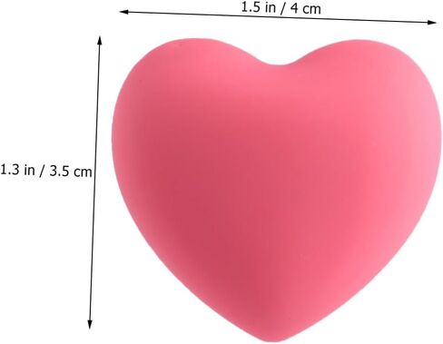 SHINEOFI 4pcs Pink Heart-Shaped Drawer Pull Handles Soft Cartoon Cabinet Knobs for ’ Room Furniture Wardrobe Cabinet Door Pulls in Kuwait