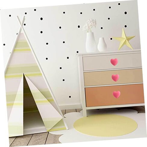 SHINEOFI 4pcs Pink Heart-Shaped Drawer Pull Handles Soft Cartoon Cabinet Knobs for ’ Room Furniture Wardrobe Cabinet Door Pulls in Kuwait
