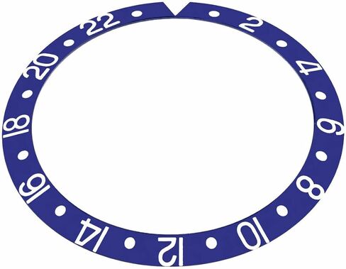 إطار إطار Ewatchparts متوافق مع ساعة Invicta Pro Diver مقاس 40 مم بخط فضي أزرق in Kuwait