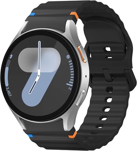 Sport Band Compatible with Samsung Galaxy Watch 7 Bands 40mm 44mm, 20mm No Gap Silicone Sport Strap for Galaxy Watch 7 6 5 4 FE Women Men in Kuwait