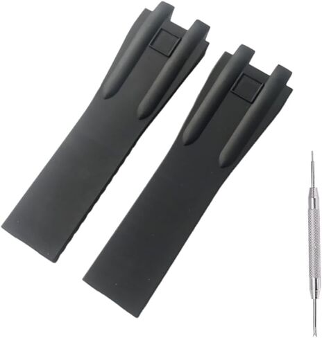 Silicone Rubber Watch Band Strap Replacement for Ulysse Nardin El Toro Executive Dual Time Watch- 26x9mm Ulysse Nardin Watch Band Strap in Saudi Arabia