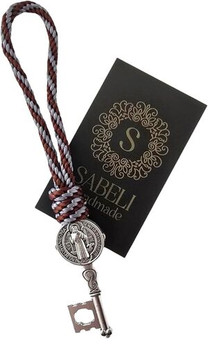Sabeli Handmade Saint Benedict Key Protection Blessing Catholic Gift Llave San Benito Protector, Medal Wall Door Hanger in Saudi Arabia