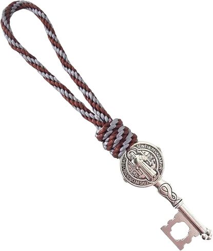 Sabeli Handmade Saint Benedict Key Protection Blessing Catholic Gift Llave San Benito Protector, Medal Wall Door Hanger in Saudi Arabia