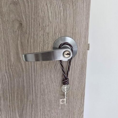 Sabeli Handmade Saint Benedict Key Protection Blessing Catholic Gift Llave San Benito Protector, Medal Wall Door Hanger in Saudi Arabia