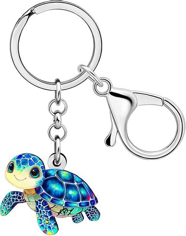 الاكريليك لطيف السلاحف البحرية المفاتيح حلقة رئيسية المحيط الحيوانات السلاحف البحرية هدايا للنساء الفتيات مفاتيح السيارة المحفظة الملحقات in Kuwait