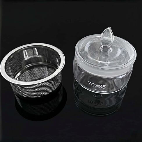 Watch Cleaning Kit with Glass Container, Stainless Steel Strainer | Professional Watch Oil Washing Jar, Watch Repair Tools & Kits in Saudi Arabia