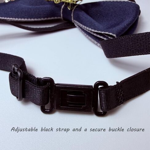 3 Pack Women's Black Neck Tie & Bow Ties Set, Adjustable Pre-Tied Bowtie for Blouse, Shirt, Uniform& Daily Costume Wear in Saudi Arabia