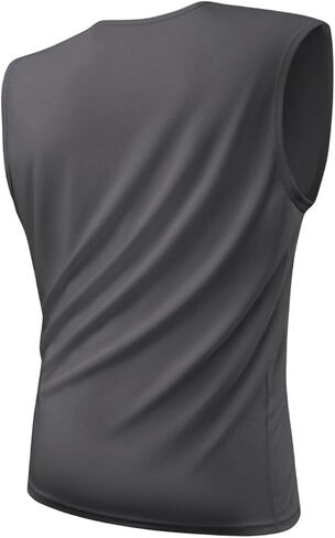 Tank Tops Men Lightweight Quick-Dry Athletic Stretch Sleeveless Running Muscle Shirt for Gym Beach & Casual Summer in Saudi Arabia