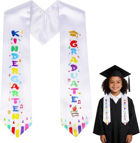 Kindergarten & Preschool Graduation Stole 2026 – Unisex Pre-K Graduation Sash for Boys & Girls, Class of 2026 Gift in Saudi Arabia