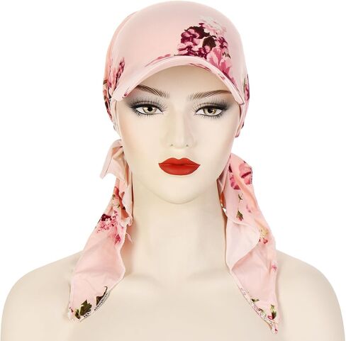 YYAOJHAO Chemo Cancer Headwear for Women Pre-Tied Bandana Headscarf Baldness UV Protection Outdoor Headwrap in Saudi Arabia