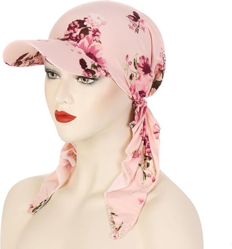 YYAOJHAO Chemo Cancer Headwear for Women Pre-Tied Bandana Headscarf Baldness UV Protection Outdoor Headwrap in Saudi Arabia