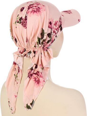 YYAOJHAO Chemo Cancer Headwear for Women Pre-Tied Bandana Headscarf Baldness UV Protection Outdoor Headwrap in Saudi Arabia