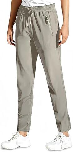 Comfy Stretch Active Pants for Women Over 50 - Quick Drying Ice Silk Pants Fit for All Body Hiking Workout Casual in Saudi Arabia