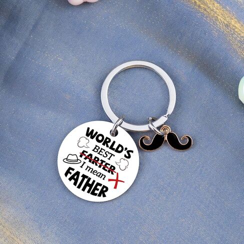 Fathers DayGift for Dad Funny Dad Gifts from Daughter Son Best Dads Ever Gift Keychain Cool Father's Day Birthday Gift in Saudi Arabia