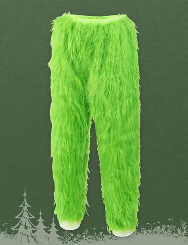 ACH Christmas Costume Adults Men Santa Claus Suit 7PCS Deluxe Professional Furry Xmas Halloween Cosplay Outfit for Adult Set in Saudi Arabia