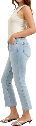 Judy Blue Mid Rise Light Wash Kick Flare, Inseam 27" in Kuwait