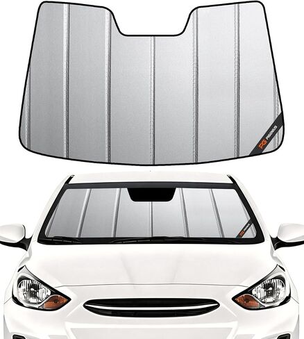الزجاج الأمامي الظل أشعة الشمس من أجل Hyundai Accent Hatchback 2012-2017 Front Window Sunshade - Astraguard in Kuwait