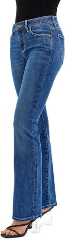 Cello Jeans Women's Mid Rise Slim Bootcut Jeans in Saudi Arabia