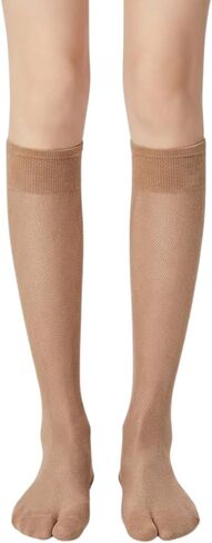 Tabi Socks for Women Sheer Mesh Sports Socks Breathable Split Toe Knee High Socks for Flip Flops Sandals Summer in Saudi Arabia