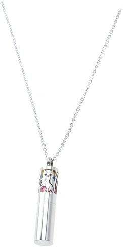 Essential Oil Aromatherapy Diffuser Locket with Color Refill Pads and Chain Unique Cylindrical Design for Scented Oil Enthusiasts Present for Any Occasion in Kuwait