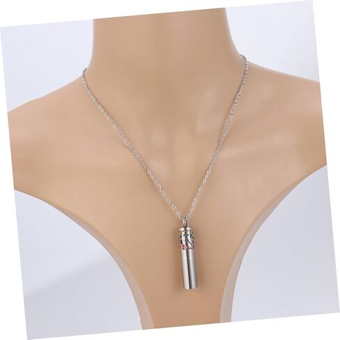 Essential Oil Aromatherapy Diffuser Locket with Color Refill Pads and Chain Unique Cylindrical Design for Scented Oil Enthusiasts Present for Any Occasion in Kuwait