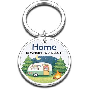 Fathers Day Camper Keychain for Dad Husband, Camping Gifts for Men, Camping Accessories for Rv Campers, Travel Accessories for Couples, Rv Gifts for Women Friend Birthday Christmas Stocking Stuffers in Kuwait