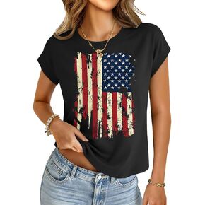 UNCLECAT Womens Crop Tops Cap Sleeve Cropped T Shirts Crewneck Loose Fit Short Sleeves Tees Summer Fashion Clothes in Saudi Arabia