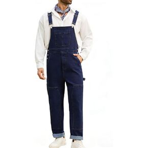 Yuanbang Overalls for Men Work Jumpsuits Painters Coveralls Bibs Overol Para Hombre White Elephant Gifts in Saudi Arabia