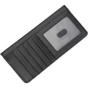Women's Credit Card Wallet Slim Long Card Wallet Holder with Zipper Pocket for Cash, Coin, Receipt, ID Card in Saudi Arabia