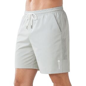 ZKMAN Men's 7" Buttery‑Soft Smooth Athletic Shorts, Lightweight Breathable Quick Dry Natural‑Fit Gym Workout Lounge Wear in Saudi Arabia