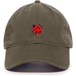 قبعة بيسبول DSGN من DNA Lady Bug مطرزة من القطن قابلة للتعديل in Kuwait
